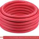 2/0 Gauge Battery Cable, 30FT Red 2/0 AWG Pure Copper Wire Welding Cable, for Automotive, Battery, Solar and Generator, Standard USA OFC Wire