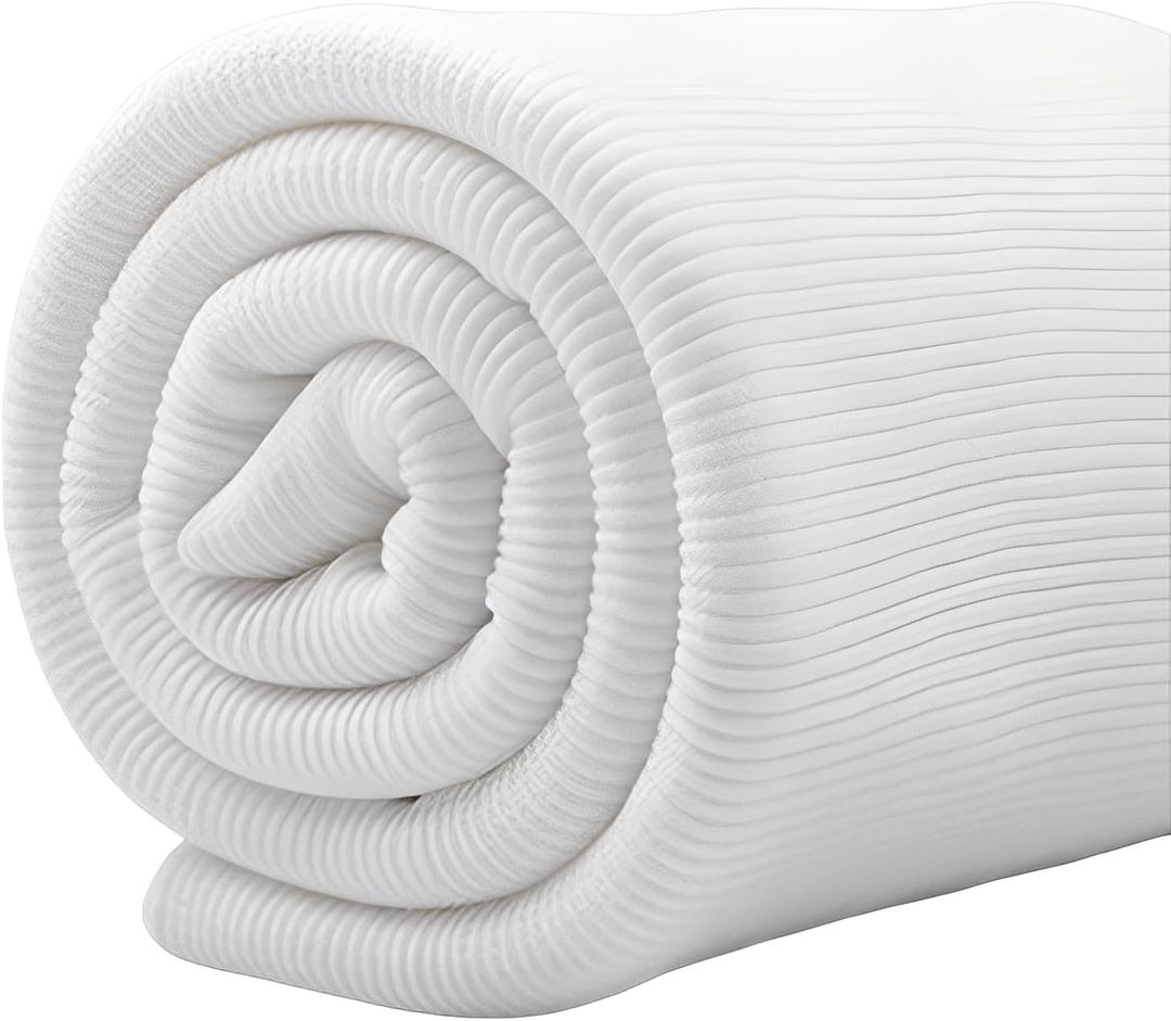 Cotton Ribbing Fabric, Strech Knit Rib Material for Clothing Cuffs Repair, Neckline, Collar, Pants Foot Mouth, DIY Sewing Fabric, Sewing Accessories (White, 9inch)