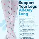 Doctor's Select Bamboo Viscose Light Compression Socks for Women & Men - 3 Pairs, 8-15 mmHg Compression Socks, Knee High