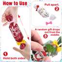 2 x Christmas Crackers with Prizes for Kids 12 PCS Christmas Party Favors Supplies Bulk Mini Non-Snap Dinner Table Favor Games Goodie Bag Stuffers Classroom Prizes Student Gifts Toys for Boys Girls