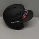 Rawlings | R16 VELO Baseball Batting Helmet | Senior (6 7/ 8" - 7 5/ 8") | Matte Black