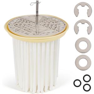ECX125175 Flex Tube Nest Assembly Compatible with Hayward Perflex EC75 EC75A Extended Cycle D.E. Pool Filter, Flex Tube with Tube Sheet