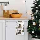 Australian Cattle Gifts Kitchen Towels, IAustralian Cattle Dog Gifts for Women Men Dish Tea Towels for Kitchen Bathroom Decor, Dog Lover Gifts Hand Towel for Bathroom Decor, 16x24 Inches