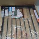 29.5-40.5" Baby Gate for Stairs, Dog Gate for Doorways, Walk Thru Auto Close Metal Baby Safety Gate for The House, Stairs and Doorways, Child Gate Pressure Mounted, Pet Gate for Dog Indoor - Black