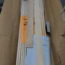 Signature Design by Ashley Wooden Mattress Support Bunkie Board Roll Slat with Nylon Cord, Queen, Beige
