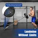 HXD-ERGO Landmine Attachment for Barbell, T Bar Row Attachment Fits 2 Inch Olympic Bars,Barbell Landmine Attachment for Press, Row, Spin, Split Squats