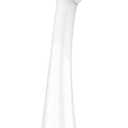 ORDO Replacement Sonic Toothbrush Heads with Pulse Technology for Teeth Cleaning, Plaque Removal, Silicone Polishing, Deep Clean Bristles, Adults, Pack of 4, White Silver