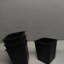 Square Mini Succulent Pots Holes Thickened Flowerpot for Bonsai Plant Pots Bulk Plastic Succulent Basin 4 Packs