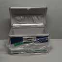 BAGAKE Medication Lock Box, Large 13.4 x 7.6 x 8.2 Inch, Medicine Lock Box With Key, First Aid Bag, Tray, Locking Medicine Box for Home, Hospital, Outdoor - Blue