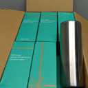 YOUKE OLA 12 Pack Stainless Steel Skinny Tumblers, 20oz Bulk Straight Double Wall Insulated Tumbler with Lid and Straw for Travel, DIY, Silver