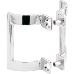 Prime-Line M 6158 Diecast Shower Door Handle Set for Shower Doors or Tub Enclosure, 2 Hole Center, Chrome (Single Pack)