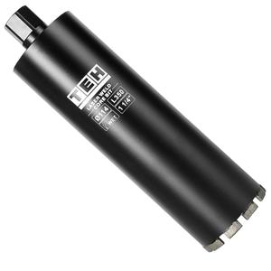 4-1/2 Inch Wet Diamond Core Drill Bit, 1-1/4" Thread, 14" Drilling Depth, Fast-Cutting Hole Saw for Reinforced Concrete, Block & Hard Masonry