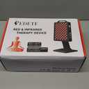 Red Light Therapy for Face and Body, 630nm 660nm 810nm and 850nm Near Infrared Light Therapy Panel, 70 Dual Chip LEDs, High Power LED Light Therapy Device for Skin Care, Sleep, Pain Relief. M70 (Black)