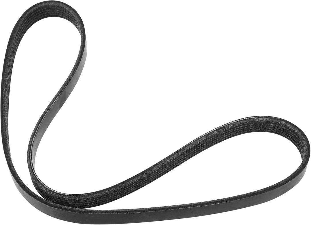 X AUTOHAUX Car Engine Multi V-Ribbed Serpentine Drive Belt No.252122GGA1 for Hyundai Santa Fe 2016-2020