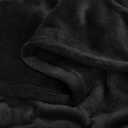 BEDELITE Fleece Blanket Black Throw Blankets for Couch & Bed, Luxury Plush Cozy Fuzzy Blanket 50x60 inches, Super Soft Warm Lightweight Throw Blanket for Travel Camping