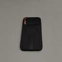 SURITCH for iPhone 15 Pro Max Case with Magnetic Camera Slide Cover and Adjustable Kickstand, Compatible with MagSafe, Shockproof Bumper Case Slim Protective Cover 6.7 Inch, Black