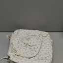 HBselect Quilted Makeup Bag, 3PCS Cotton Large Travel Makeup Bag, Cute Floral Coquette Make up Bag Cosmetic Bag Toiletry Bag for Women Girls