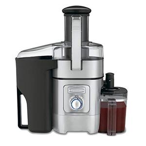 Cuisinart Juicer Machine, Die-Cast Juice Extractor for Vegetables, Lemons, Oranges & More, CJE-1000P1,Silver/Black, 15.35" x 11.8" x 19.01" (Silver,Black)