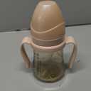 GROSMIMI Spill Proof no Spill Magic Sippy Cup with Straw with Handle for Baby and Toddlers, Customizable, PPSU, BPA Free 6 oz (Peach)