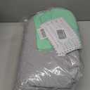 Biloban Toddler Comforter & Crib Toddler Blanket, Super Soft Quilted and Lightweight Down Alternative Crib Comforter, 30x40 Inches, Grey