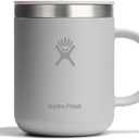 Hydro Flask Coffee Mug Insulated Stainless Steel, Non Spill, Leak Resistant Travel Mug 12 Oz Birch Gray