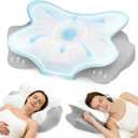 Cervical Neck Pillow for Neck Pain Relief, Ergonomic Contour Memory Foam Pillow with Cooling Pillowcase, Orthopedic Support Pillows for Side Back Stomach Sleepers, Gray (24.41"L x 15.75"W x 5.91"H)