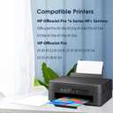 Compatible for HP 923 Ink Cartridges Combo Pack 4 Pack Replacement for HP 923 Ink for HP OfficeJet Pro 8135e 8139e 8138e 8125e 8128e 8122e 8130 8120 Printer Ink Cartridges Black Cyan Magenta Yellow