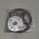 YOXUFA Go Kart Sprocket Hub 1" Bore 1/4" Keyway Assembly with #35 Chain 60T Rear Drive Sprocket 4 Hole for Go Cart Silver Parts