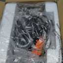 Outdoor Heaters for Patio, Outdoor Heater with Overheat Protection, 3S Fast Heating Portable 1500W Electric Garage Heater, Portable Patio Heaters for Space, Greenhouse (Yellow)