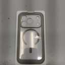 Miracase Magnetic for iPhone 17 Pro Case 6.3" [Compatible with MagSafe] Full-Body Phone Case with Built-in Glass Screen Protector & Camera Control,Drop Proof iPhone 17 Pro Cover, Grey Titanium