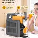 WIE Slushie Machine for Home, 88oz Slushy Machine No Ice Needed with 5 Presets, Shaved Ice Machine Self-Cleaning, Frozen Drink & Smoothie Maker Machine for Margaritas, Frapps, Cocktails & More