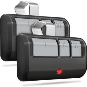 2 for Chamberlain LiftMaster Craftsman Garage Door Opener Remote 893LM 893Max 971LM Universal (Black)