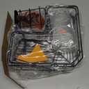 YASONIC Corner Shower Caddy, 5-Pack Adhesive Rustproof Stainless Steel Shower Organizer with Soap Holder, No Drilling Shower Shelf for Inside Shower, Dorm, Renters, Black