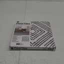RoomMates FT4602BX Santorini Black and White Peel and Stick Floor Tile