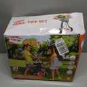 JOYIN Kitchen Toy Set, BBQ Play Grill, Cooking Toy Set, Little Chef Play, Kids Grill Playset Interactive BBQ for Kids with Light & Sound, Birthday Gift for 2 3 4 Year Old Boys Girls Outdoor Toys