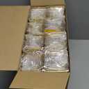 400 Pcs Clear Mini Cupcake Dessert Containers with Lids Wedding Individual Cupcake Box Plastic Cup Cake Single Mooncake Boxes Disposable Holders for Wedding Birthday Party(2.95 x 2.64 x 1.34 Inch)