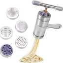 Stainless Steel Noodle Maker,Manual Pasta Machine Stainless Steel Pasta Maker Pasta Press Noodle Machine, kitchen Aid Accessories Pasta Tools