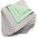 kimteny 12 Pack Dish Towels, 10x10 in Premium Dish Cloths, Super Absorbent Kitchen Towels Coral Velvet Dishcloths Nonstick Oil Fast Drying Washcloths (Green-Grey)