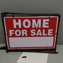Home For Sale Sign with Stakes, 30 Tall, Double Sided Signs, For Sale By Owner Signs for Real Estate, Yard Sign for Home House Real Estate,(3 Pack)