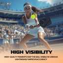 Pro-Grade 40-Hole Outdoor Pickleball Balls - Pro-Player Tested with Wind-Resistant Design, Built for Durability & Precision for Competitive Play (24, Green)