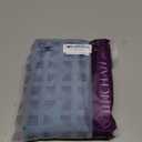 jinchan Small Stall Shower Curtain 36x72 Inches Ombre Ocean Blue Striped Shower Curtains for Bathroom Nautical Gradual Color Waterproof Fabric Minimalist Modern Neutral with 7 Hooks