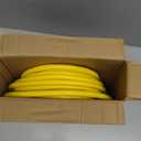 50 ft 10 Gauge Heavy Duty 3 Outlet Extension Cord Splitter with Indicator, Waterproof Outdoor Extension Cord with Multiple Outlets, 15A 1875W for Workshop, ETL Listed, Flexible Yellow SJTW