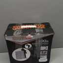 Garden Hose 100ft, Stainless Steel Heavy Duty Water Hose with 10 Function Nozzle Flexible, Lightweight, No-Kink, Pet Proof, Puncture Proof Metal Hose for Yard, Outdoor