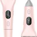 Dual Head Heated Eyelash Curler, Fast Heat Up in 8s, Heated Eyelash Curler for Women, Safe Anti-Scald Heated Lash Curler with 5 Temperature, Natural 24H Long-Lasting Curls, Portable for Travel