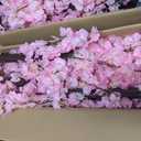 Artificial Cherry Blossom Trees Handmade Light Pink Tree with Base Indoor Outdoor Home Office Party Wedding (6FT Tall/1.8M)