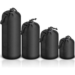 Selens 4 Pack Lens Cases with Thick Protective Neoprene Camera Lens Pouch Set for DSLR Camera Lens Sony Nikon Olympus Panasonic - Size: Small, Medium, Large and Extra Large Pouches