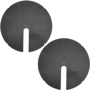 18 inch Sump Pump Cover, Septic Tank Covers Lid Plastic Sump Basin Cover for Water Sump Pump Basin Bucket Sewage Pump Outdoor Wells (2)