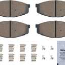 HUSCH D207 Front Ceramic Brake Pads Kit Fit For Toyota Cressida 1988-1981, For Pickup 1995-1984