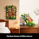 Pretty Spring Flower Sea Bouquet Building Set for Adults - Botanicals Building Kit Gifts for Valentine's, Mother's Day, Easter - Artificial Flowers for Decor or Table Display (1067 Pcs)