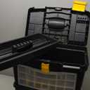 Rolling Tool Box with Wheels, Foldable Comfort Handle, and Removable Top  Toolbox Organizers and Storage by Stalwart